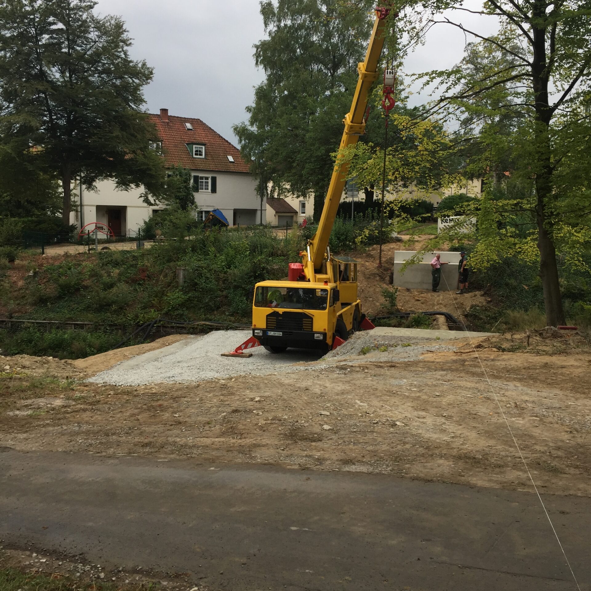 Kranarbeit